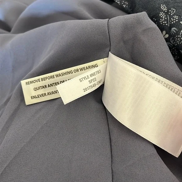 Madewell Tie Back Button Front Midi Dress Sz 4 - Picture 10 of 10